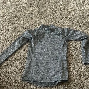 DSG Gray Long Sleeve Tee with Mock Turtleneck